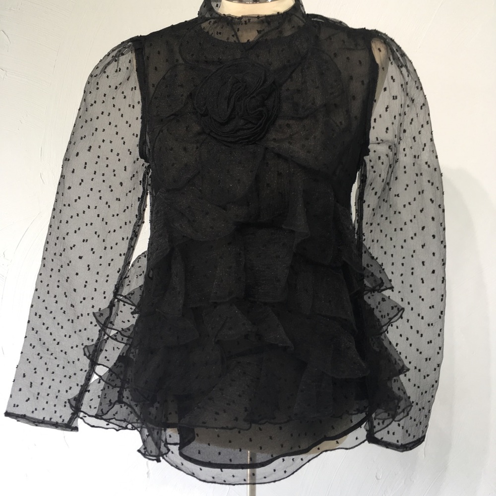 Chiffon Vintage Style Blouse